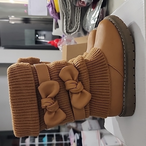 [DREAM PAIRS] Girl's Winter Snow Boots Faux Fur Lined Mid Calf Shoes - Picture 4 of 10